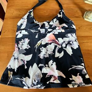 Athleta floral tankini bikini